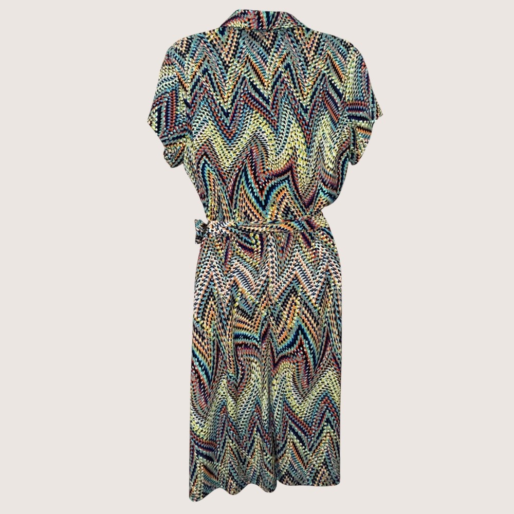 Dr Collection Geometric Multicolor Wrap Style Mid… - image 4